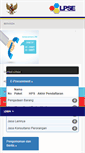 Mobile Screenshot of lpse.bengkuluselatankab.go.id
