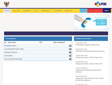 Tablet Screenshot of lpse.bengkuluselatankab.go.id